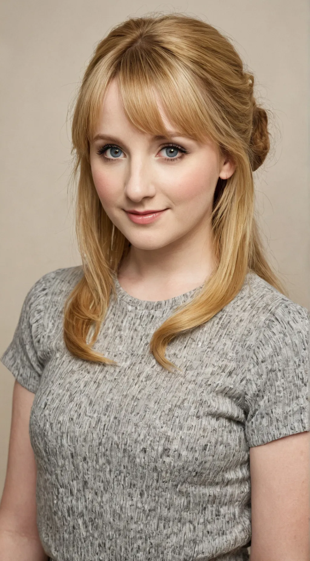 ai character: Melissa Rauch  background