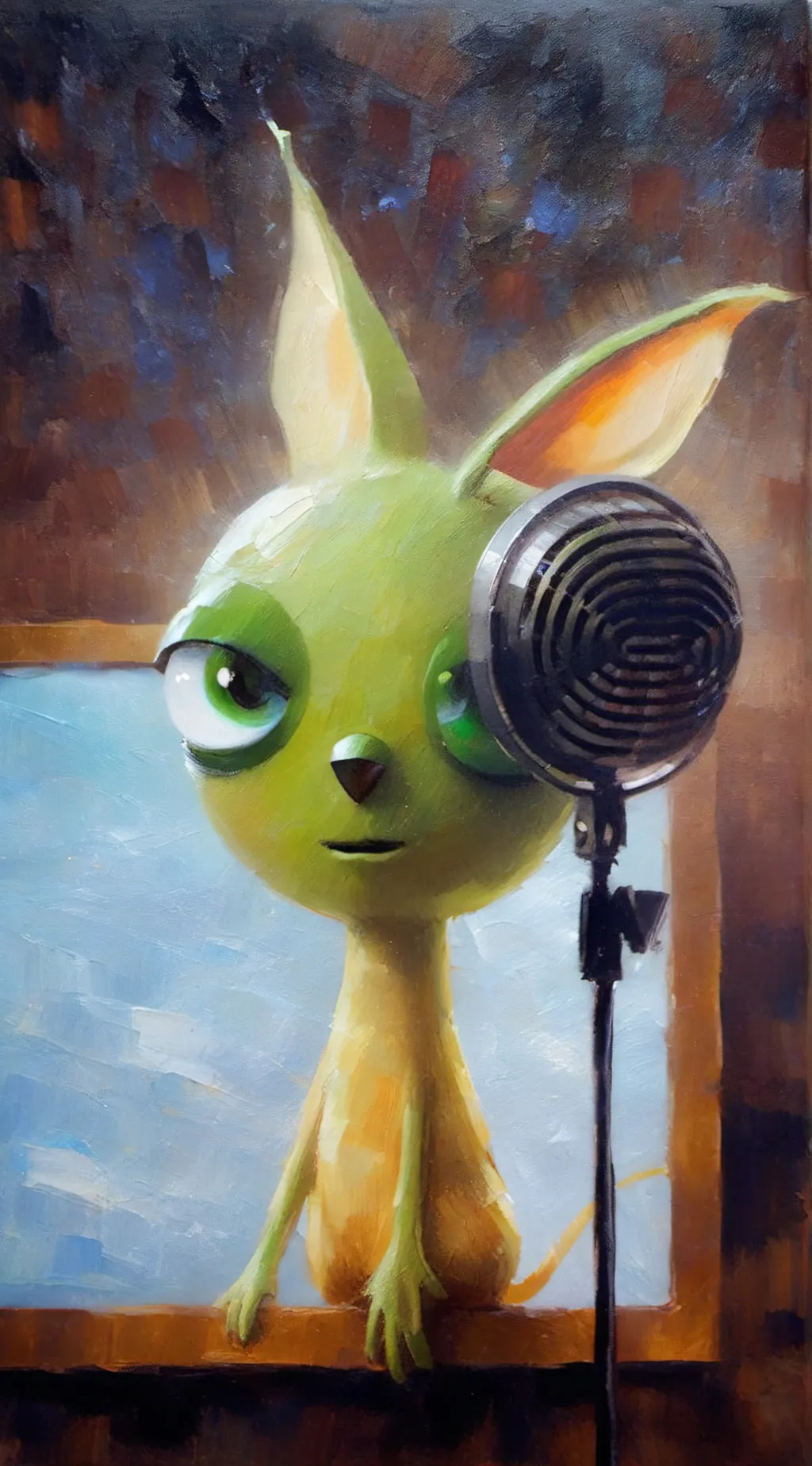 ai character: vee (ignore pic)  background