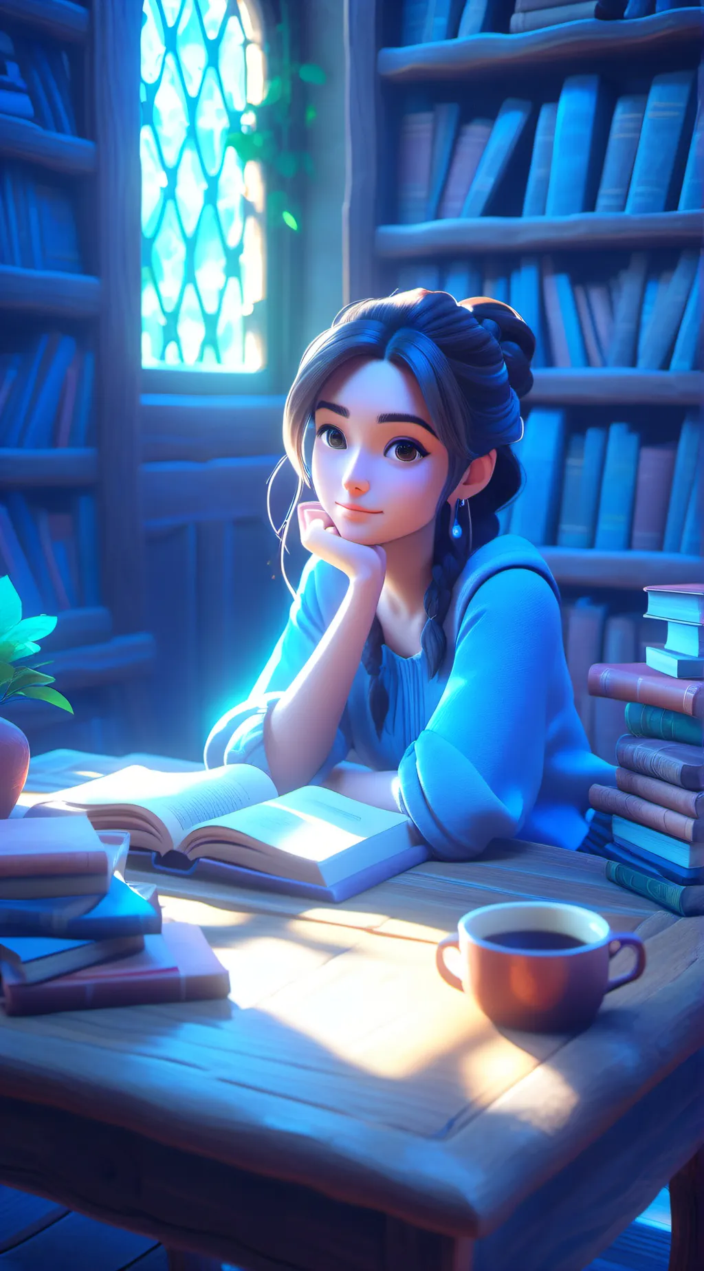 ai character: Another meme background