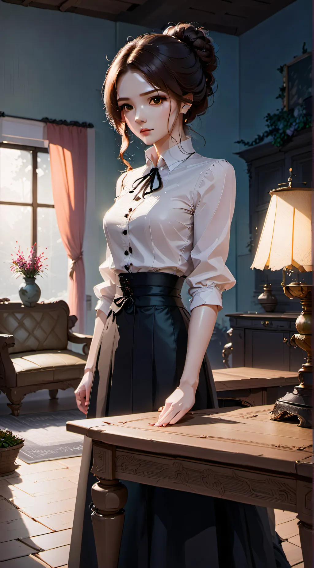 ai character: Adria Langen background