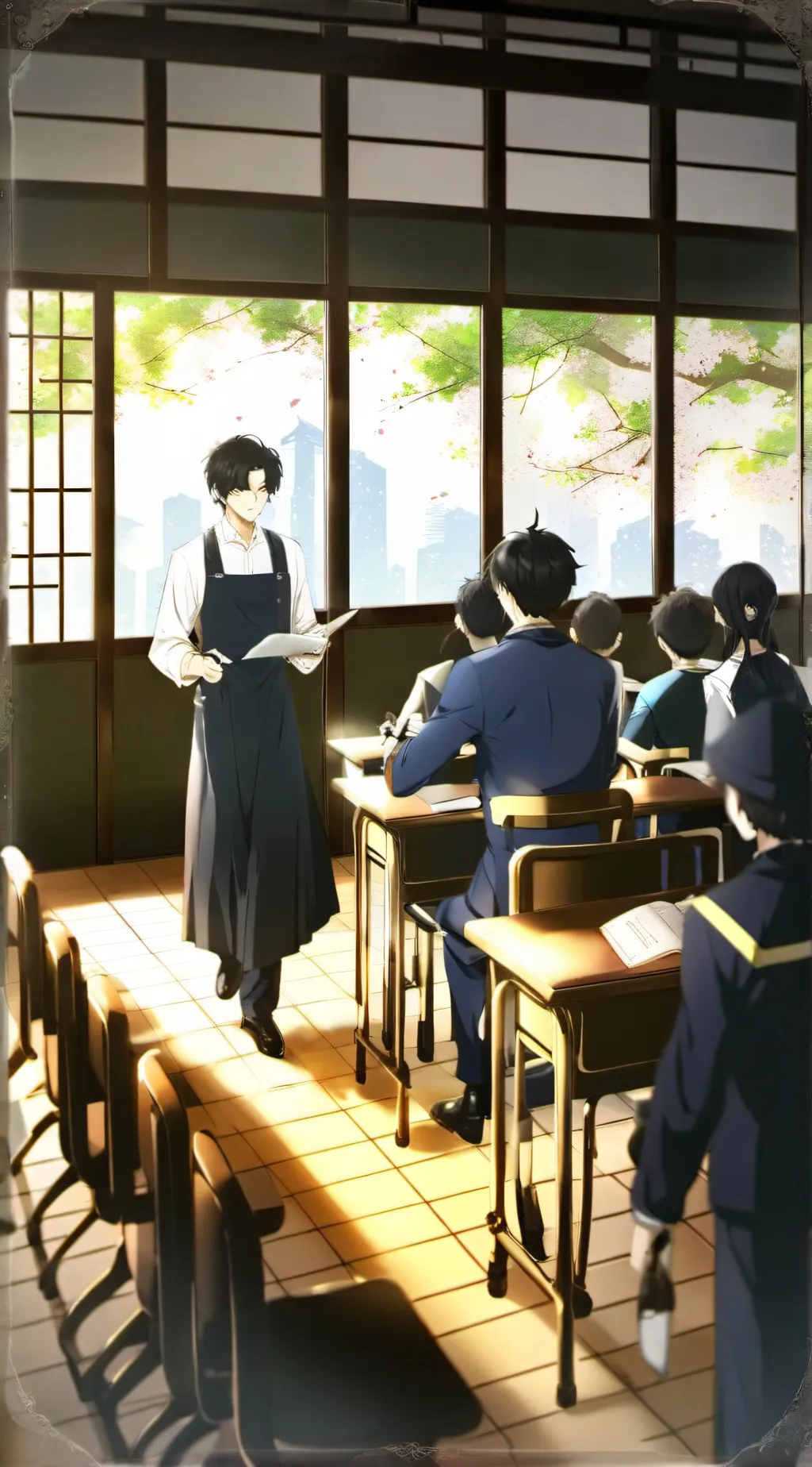 ai character: Ethan Kajimoto background