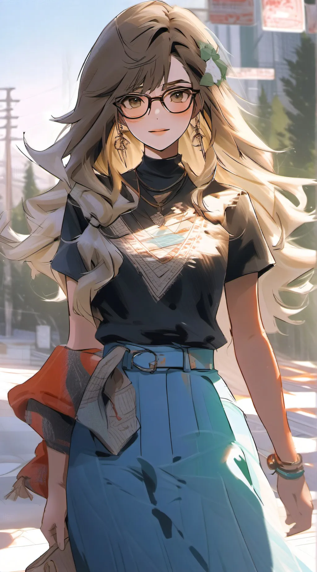 ai character: Katherine Marley background