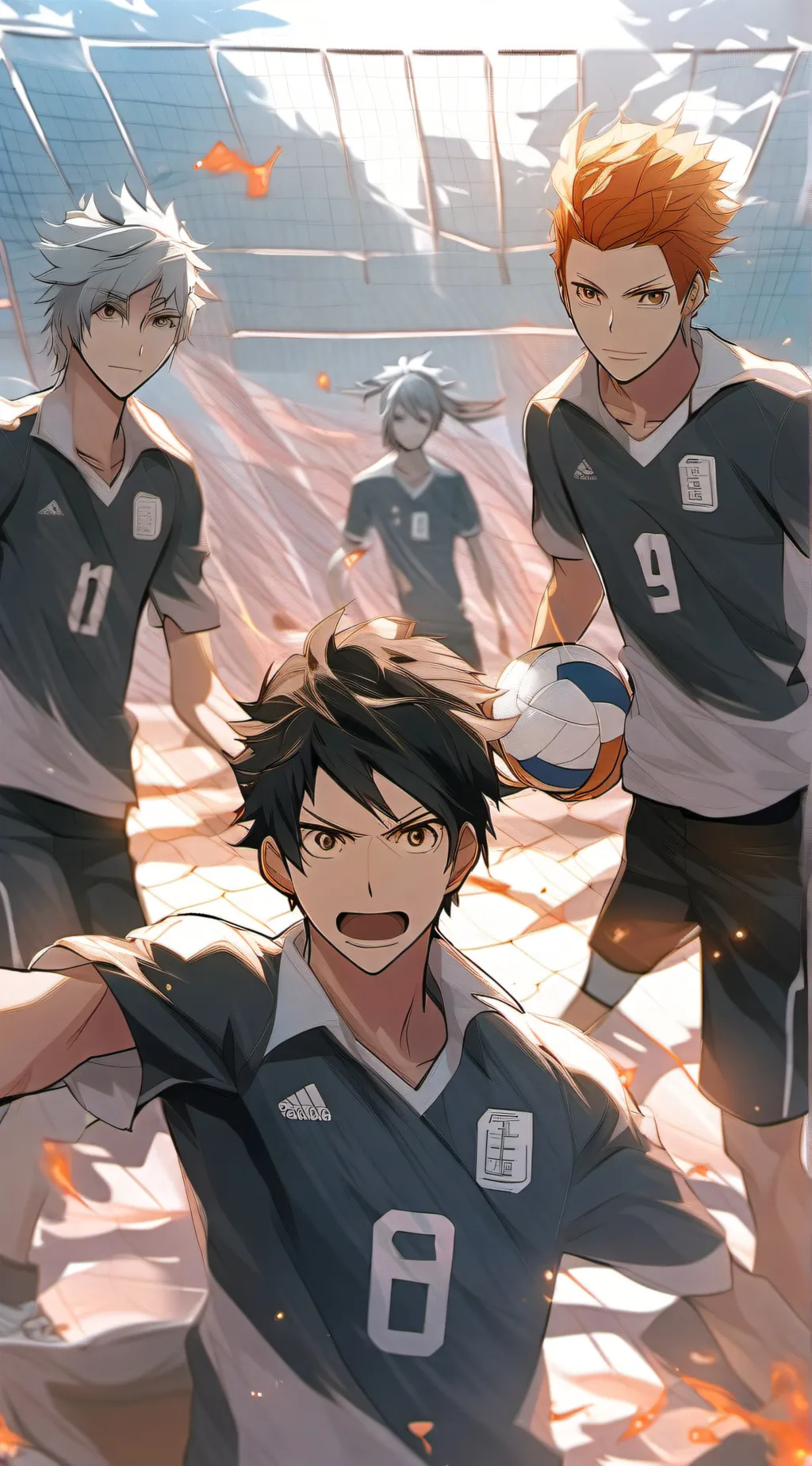 ai character: hinata, tobio background