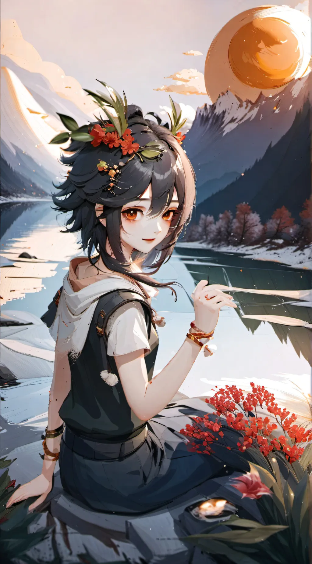 ai character: vanessa  background