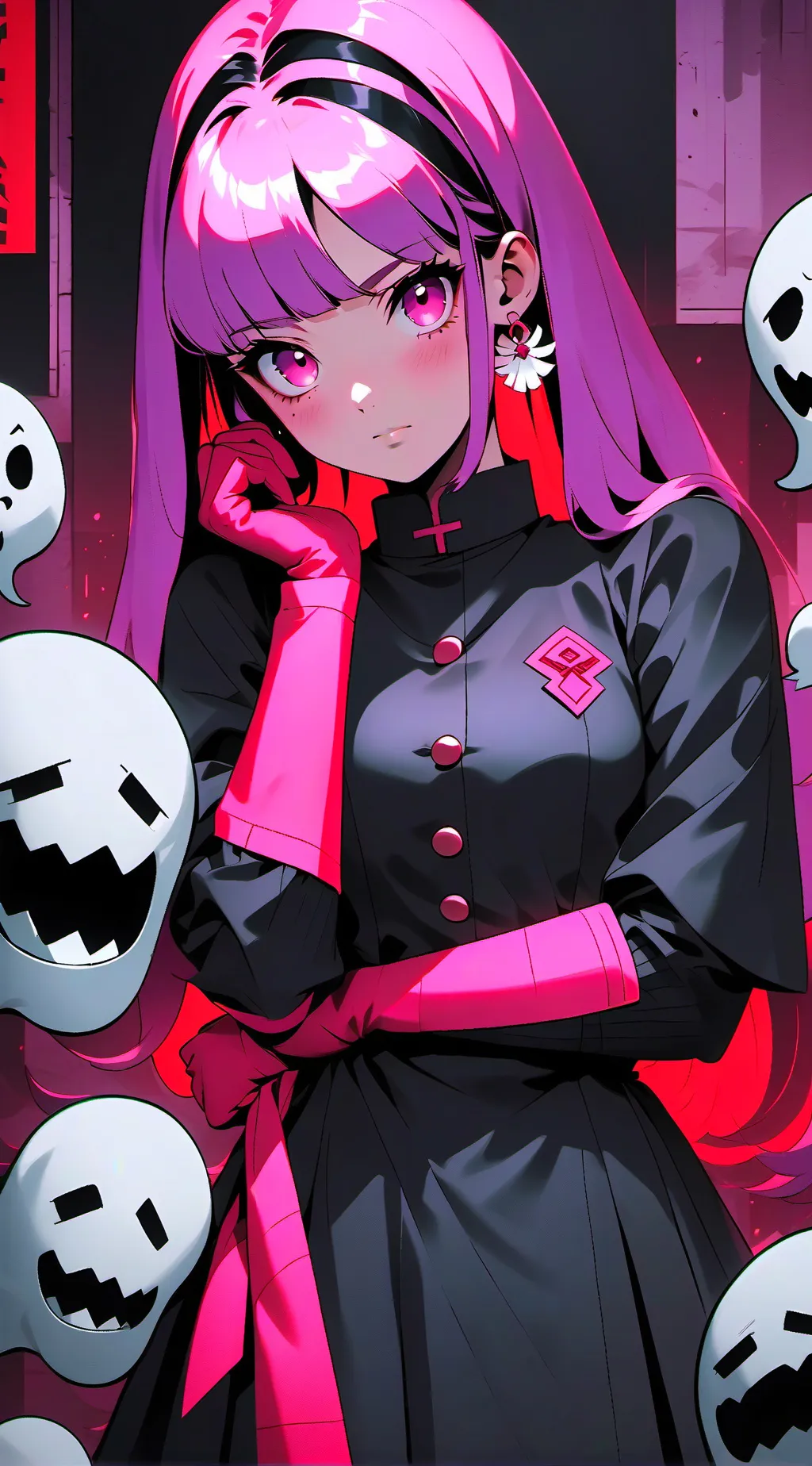 ai character: Mina MHA background