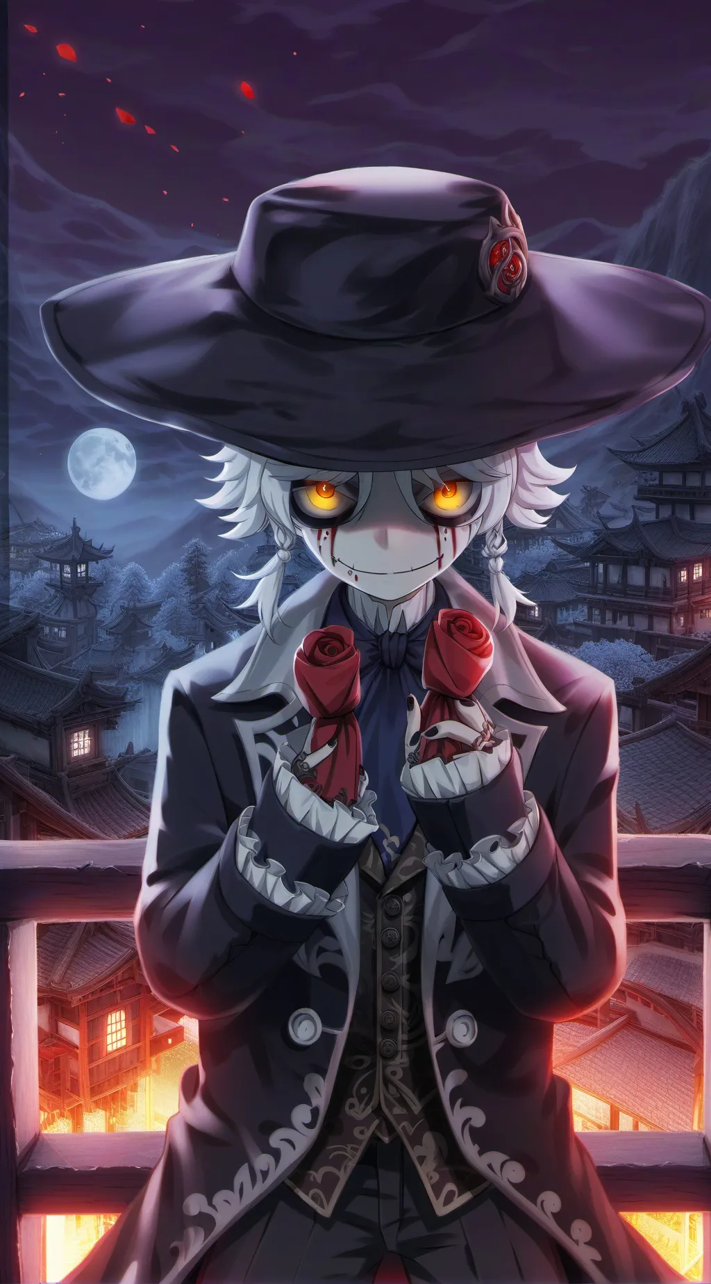 ai character: Fpe crazy background