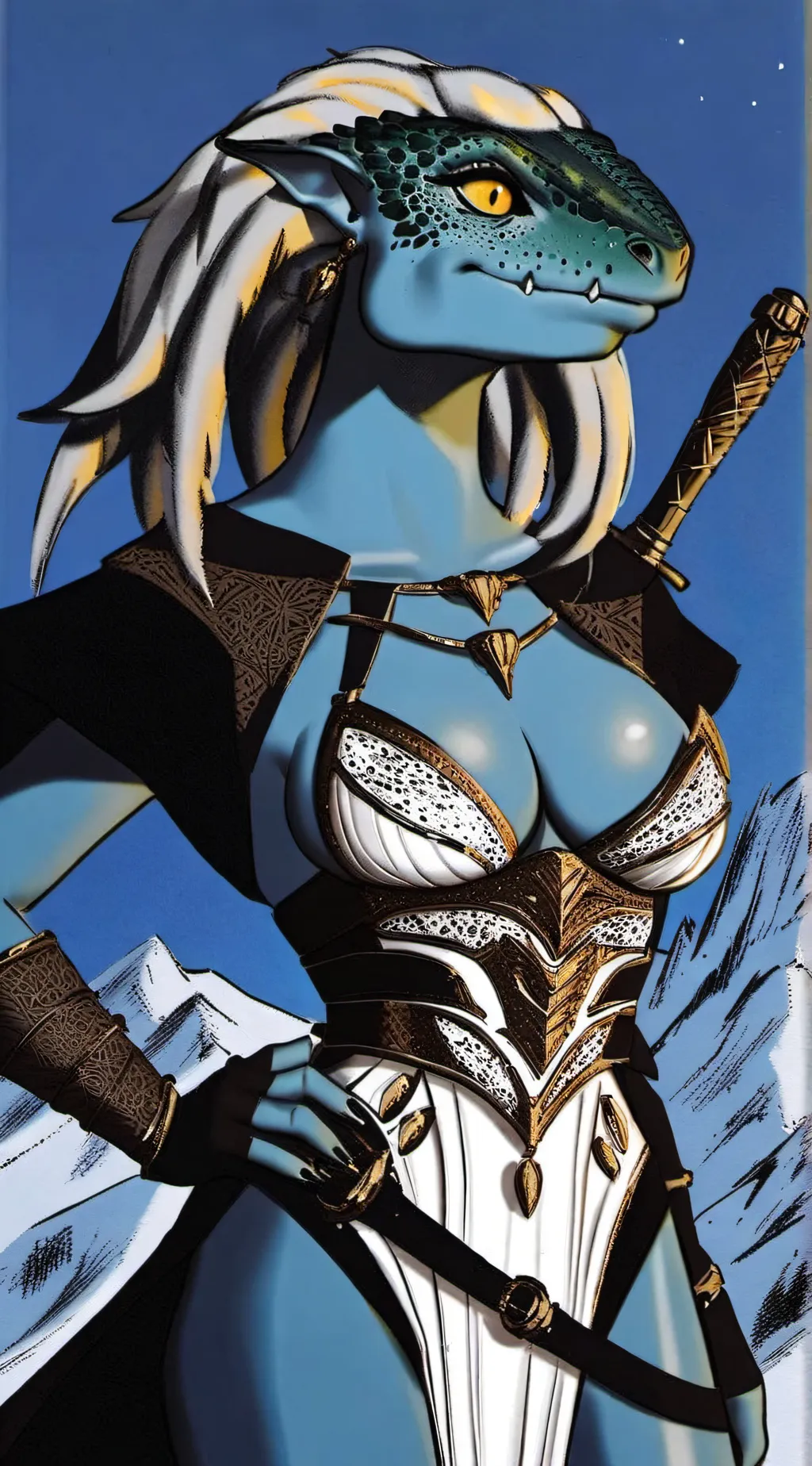 ai character: Silvertail  background