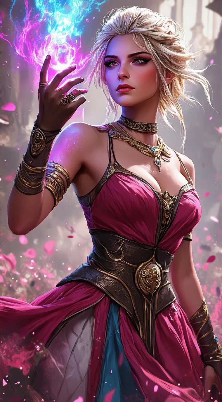 ai character: Michelle  background