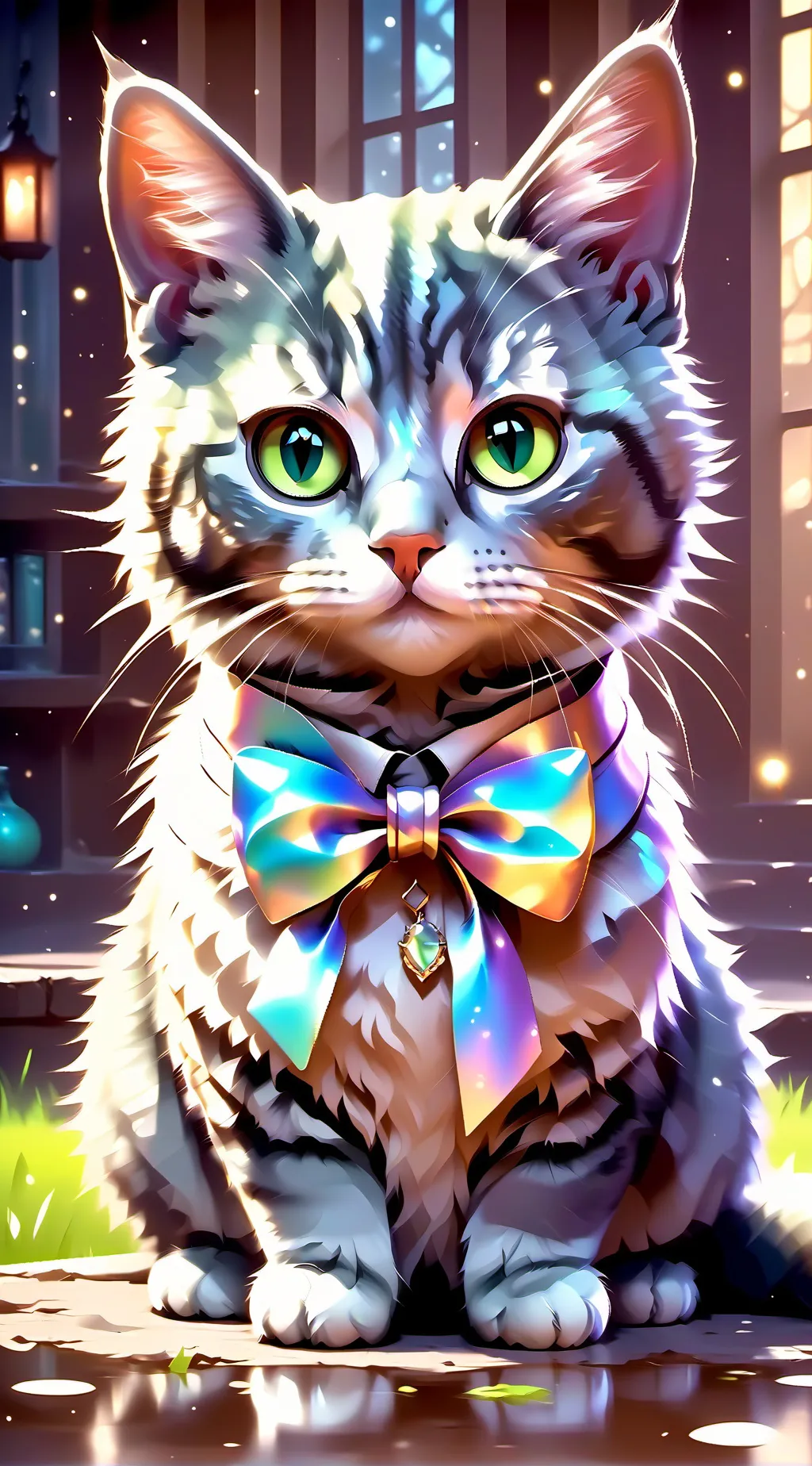 ai character: floofy  background