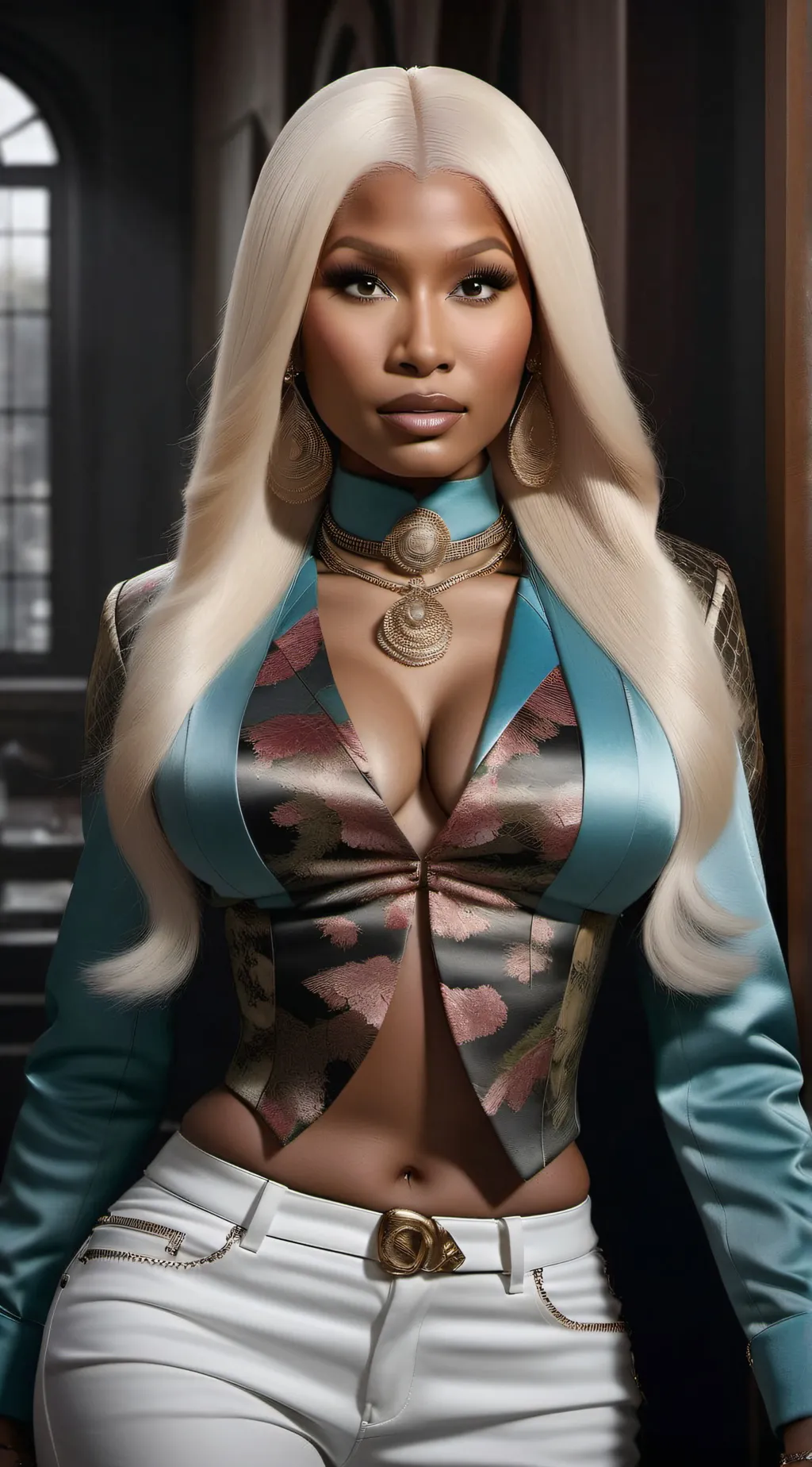 ai character: Nicky Minojas background