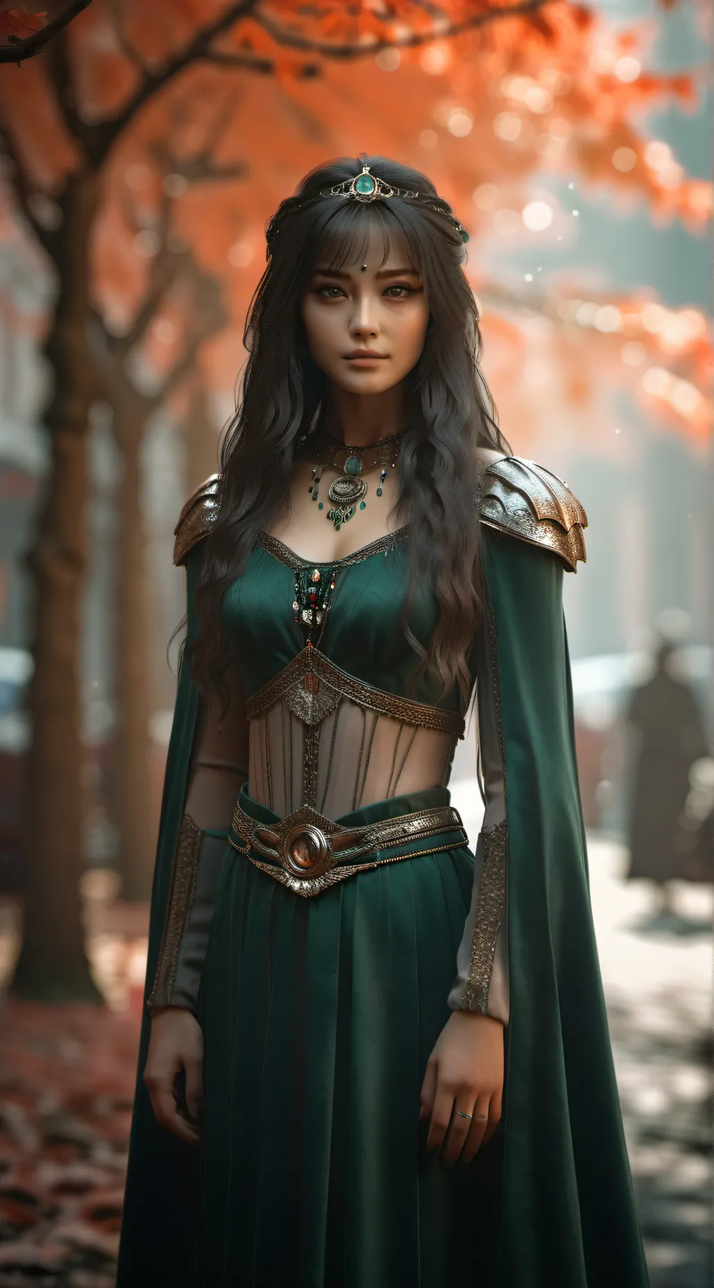 ai character: Scalelora  background