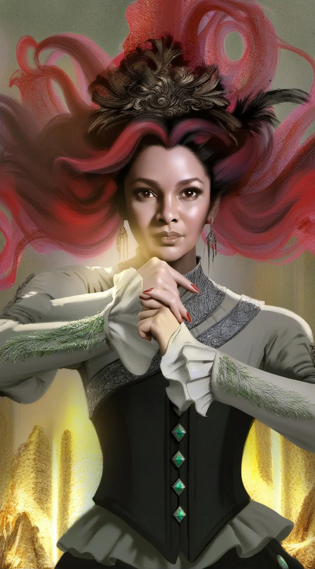 ai character: MHA secret sister background