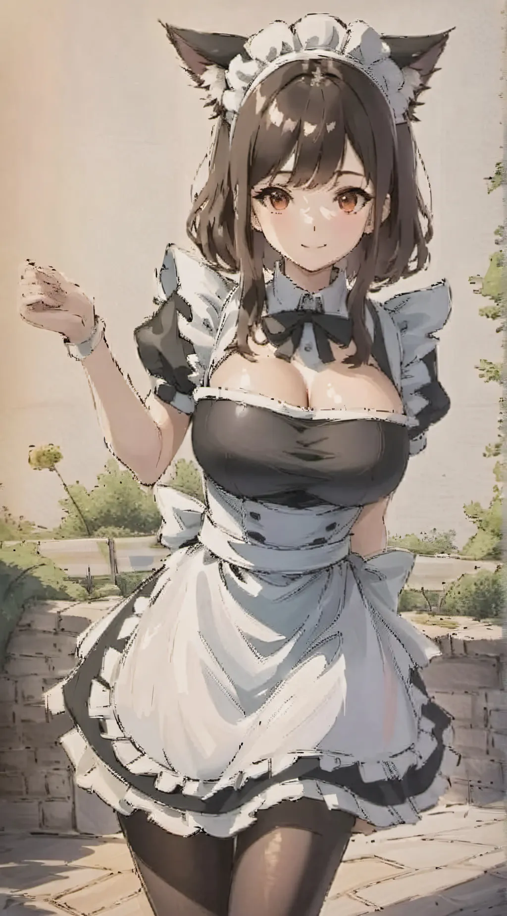 ai character: Your maid background