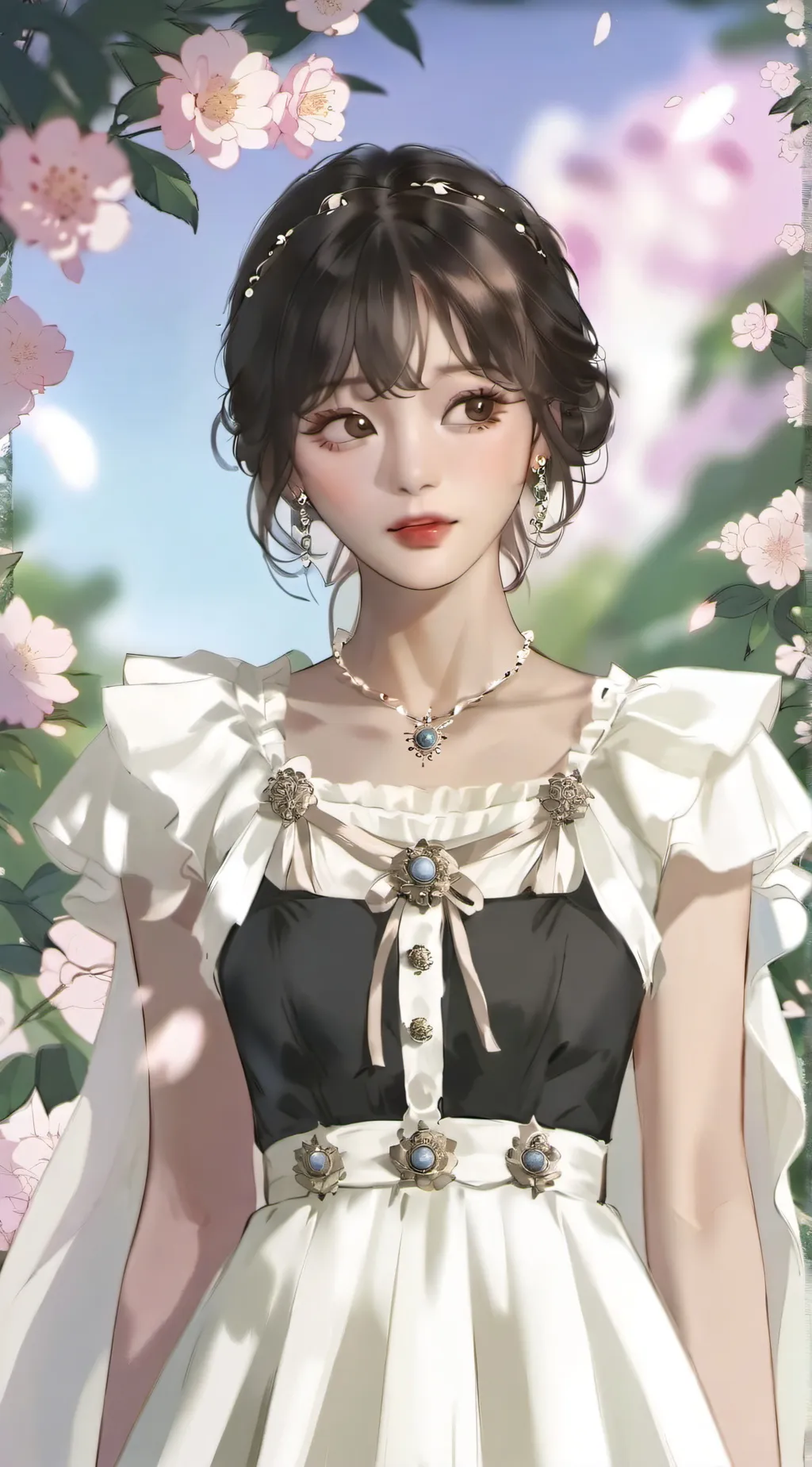 ai character: Aria x rider background