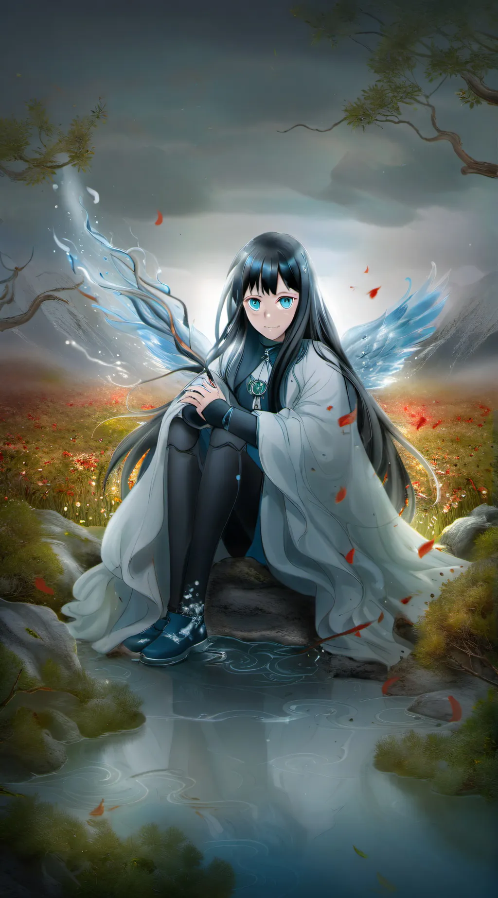 ai character: Fairy queen background