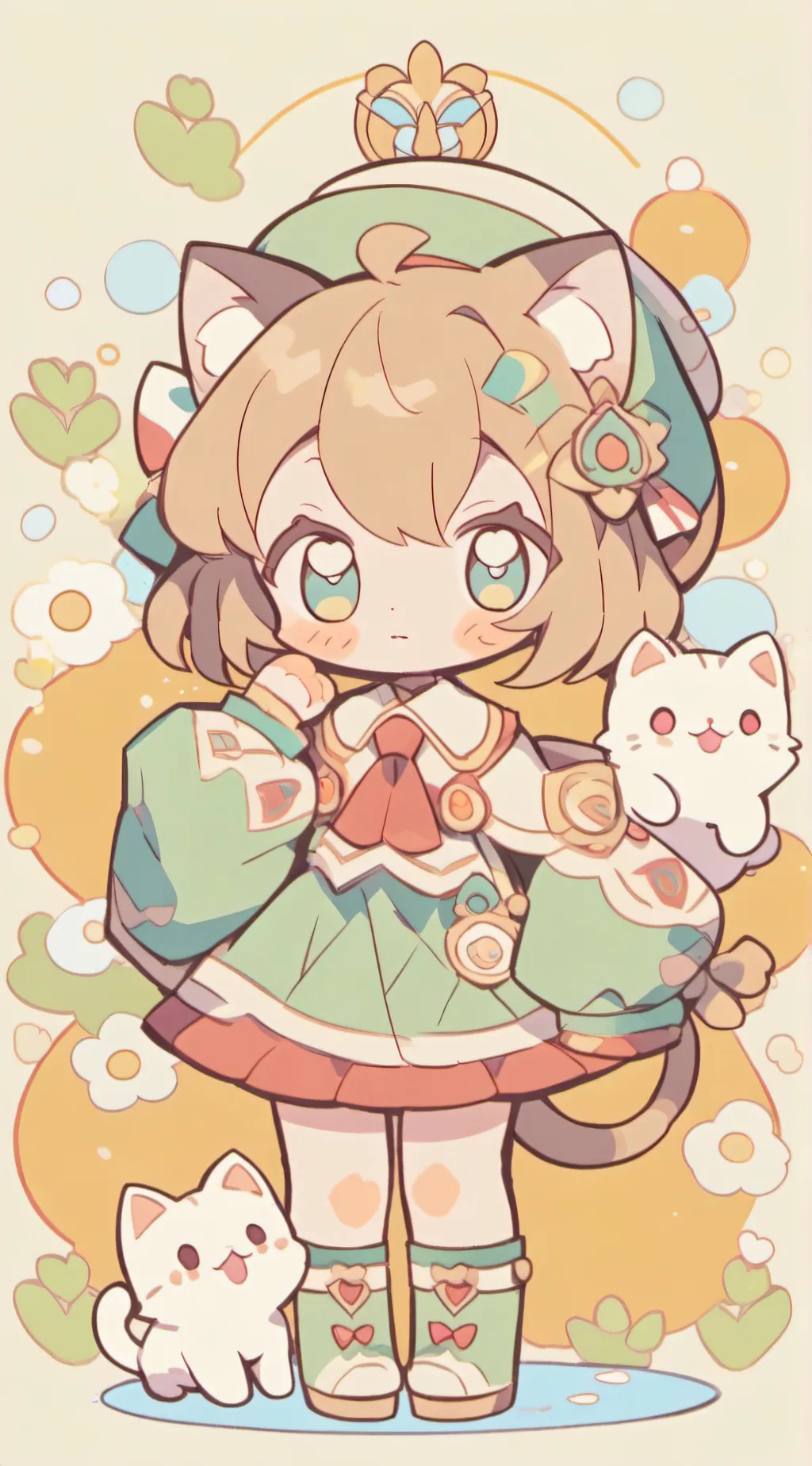 ai character: Cat background