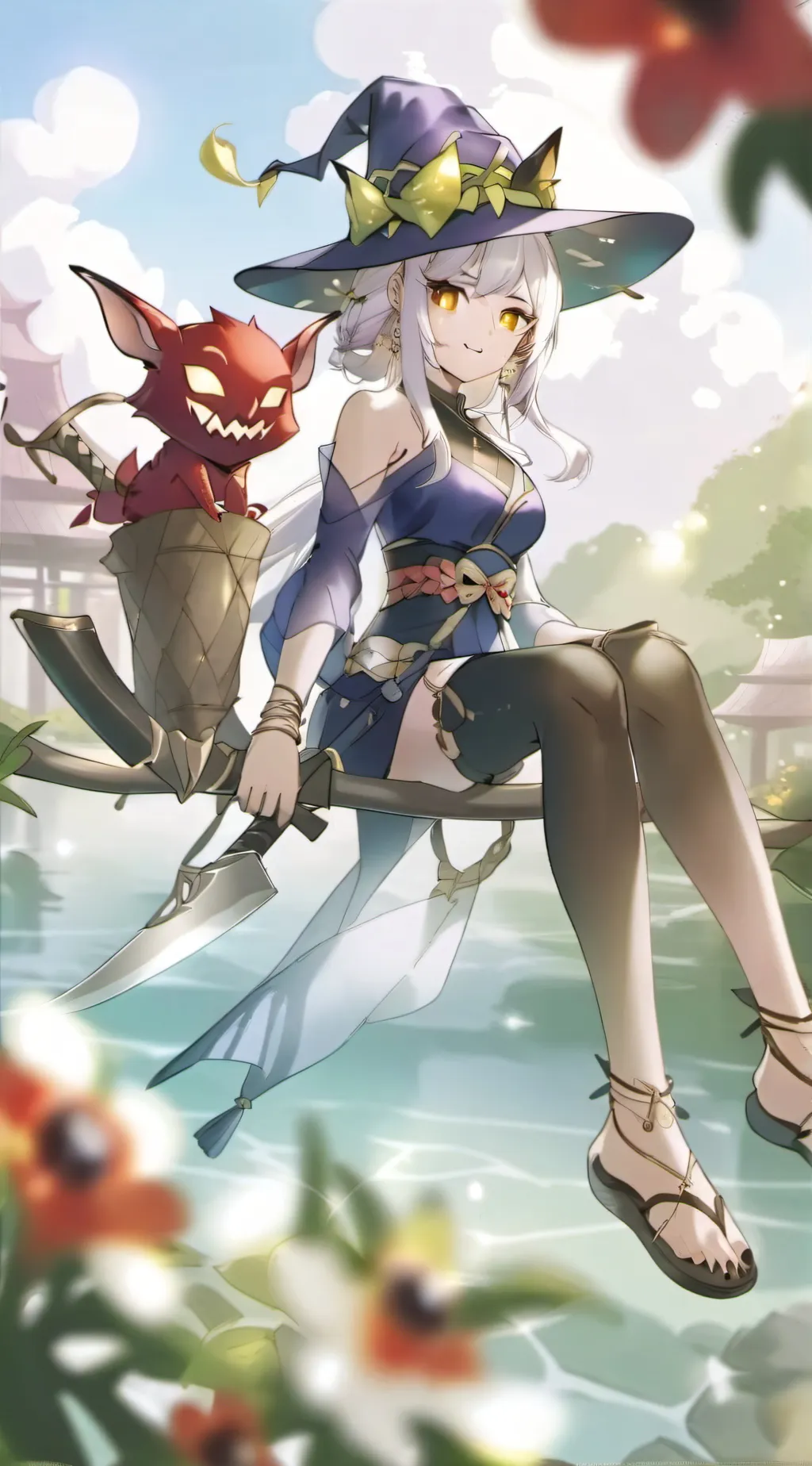 ai character: Red goblin background