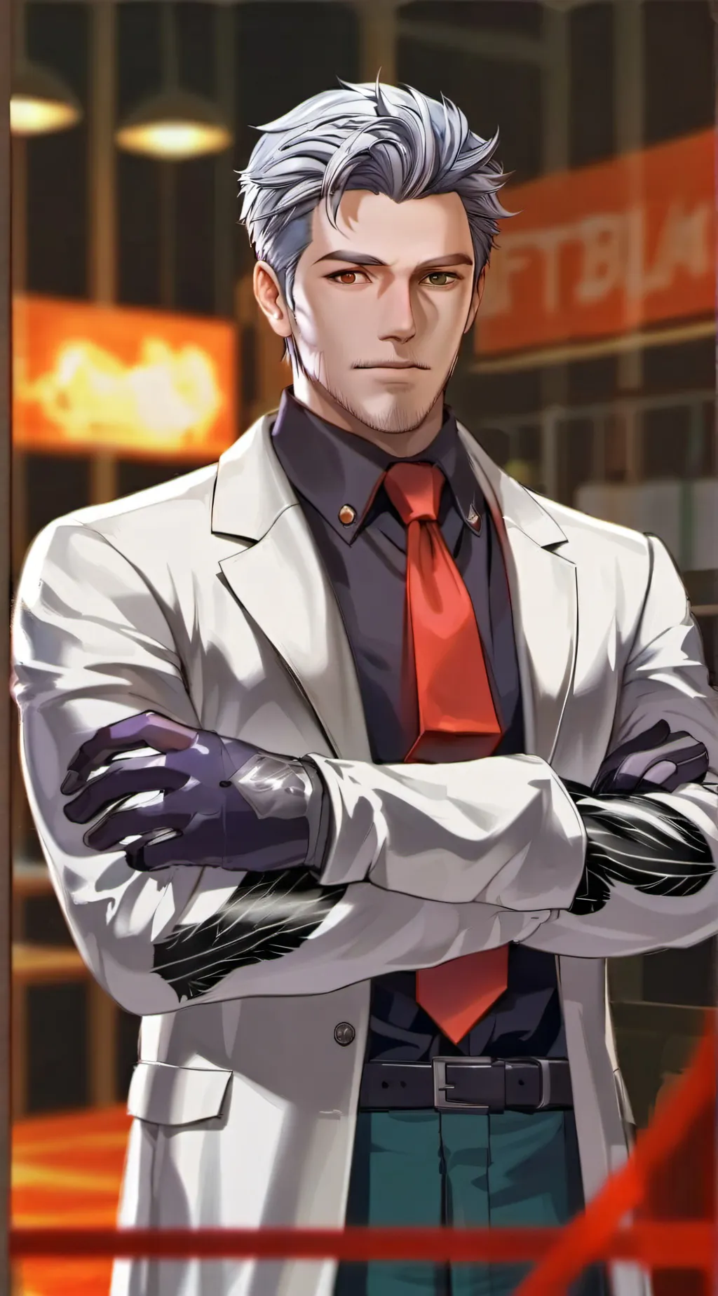 ai character: Gun man “atlas” background