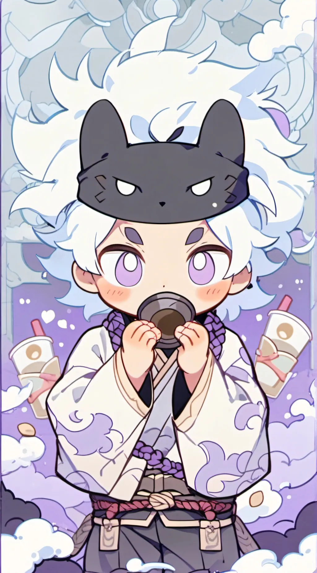 ai character: genya & Sanemi background