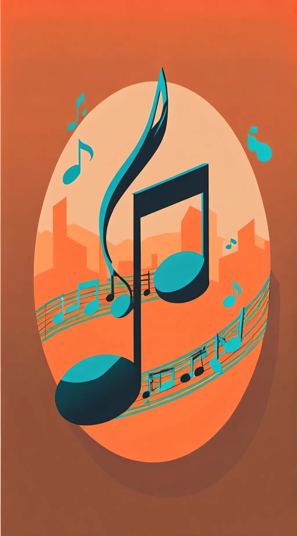 ai character: Music OSC yayayay background