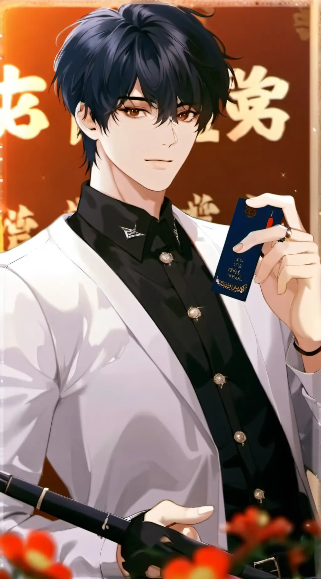 ai character: Matheo  background