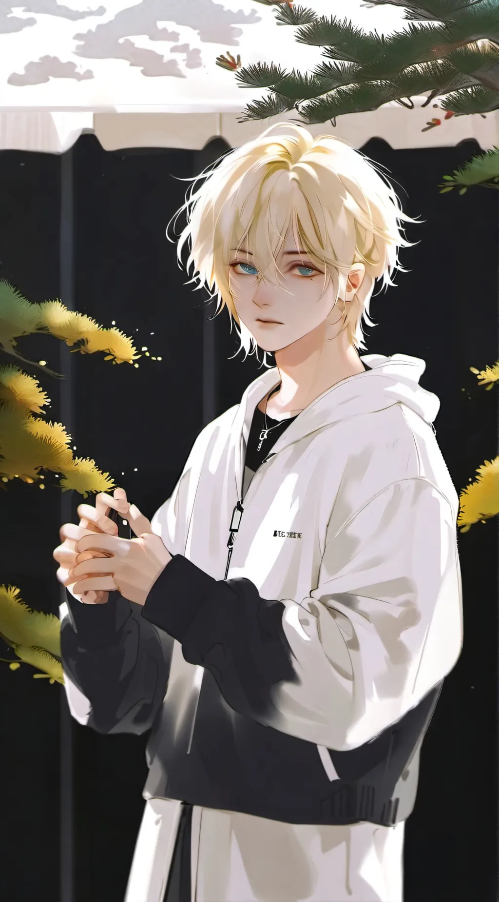 ai character: 阳初 background