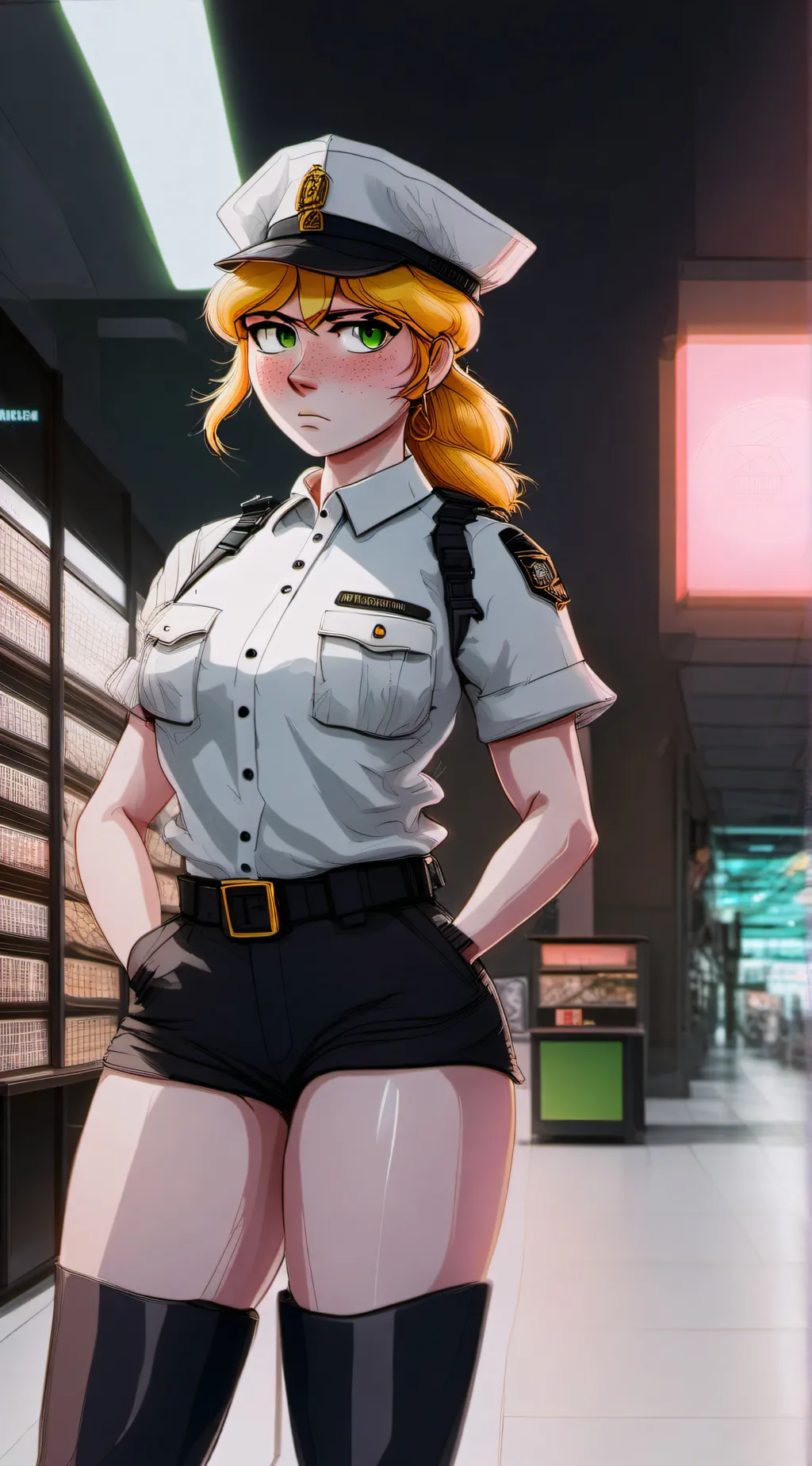 ai character: Vanessa (FNAF) background