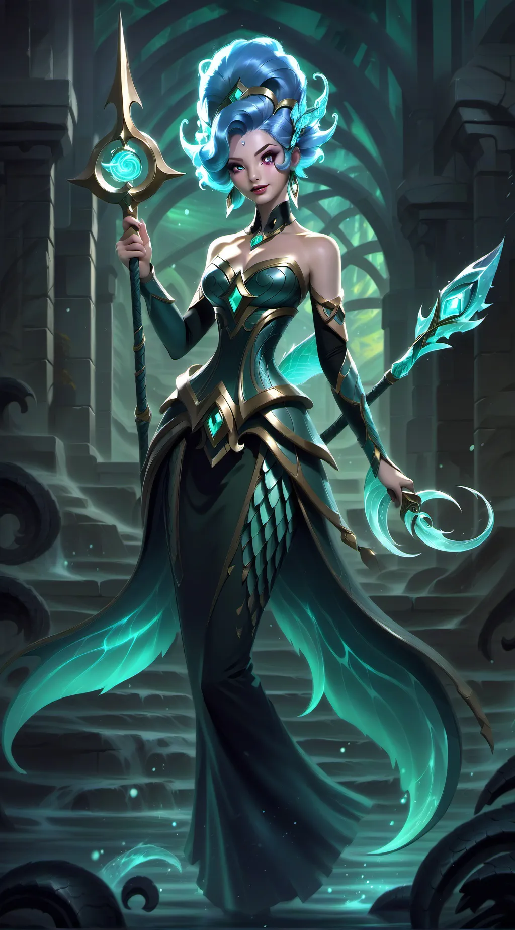 ai character: Siren background