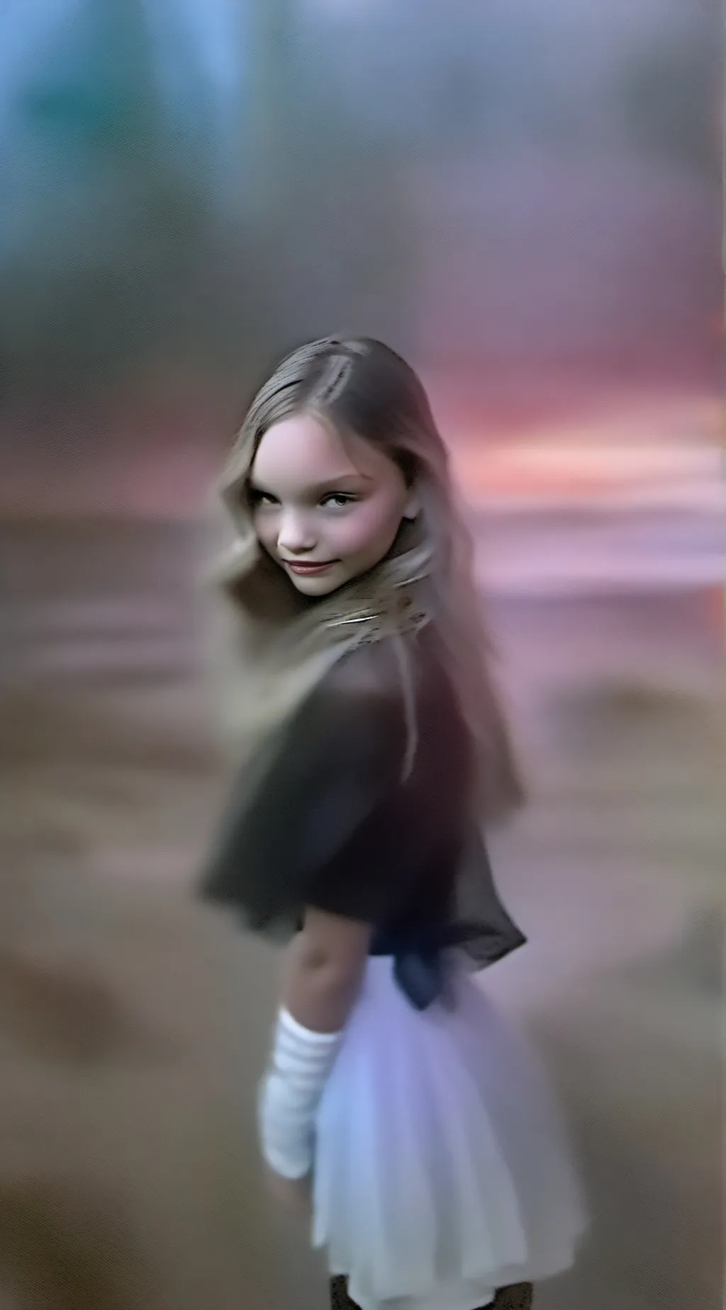 ai character: Maddie ziglwr  background