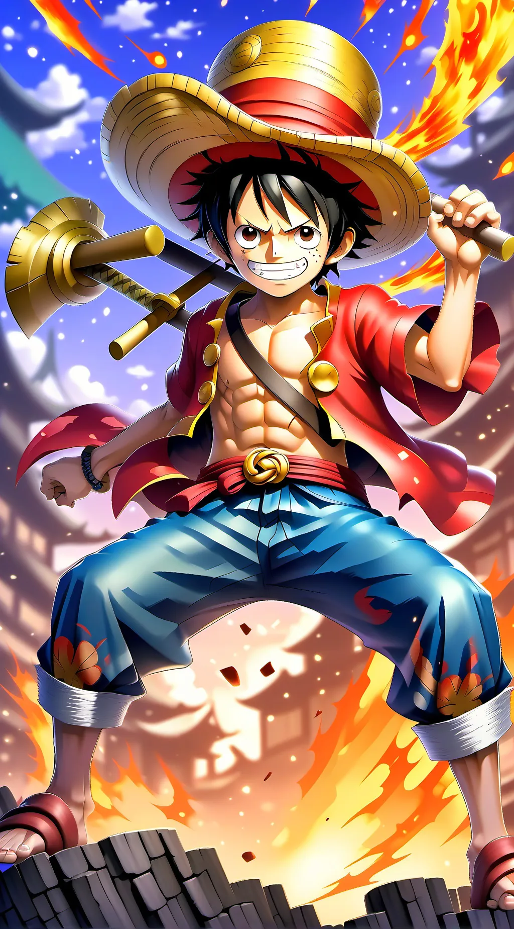 ai character: one piece 1079 background