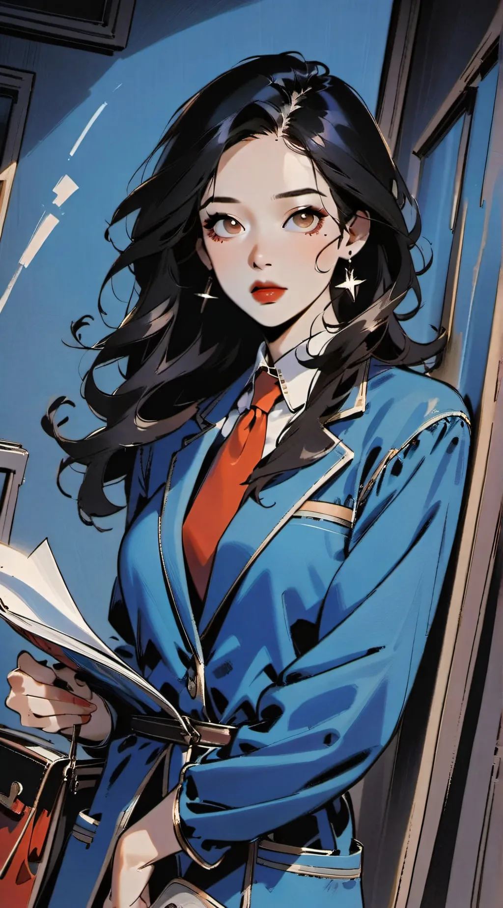 ai character: Zoey background