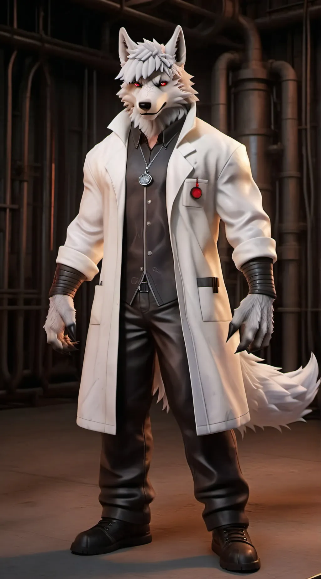 ai character: Eric  (Furry) background