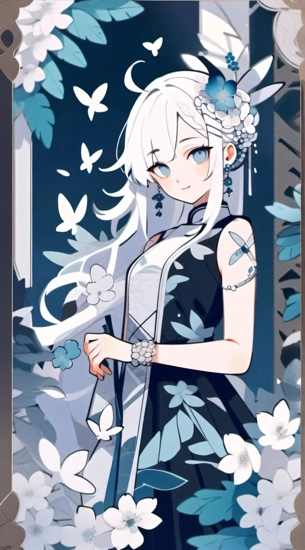 ai character: Angela  background