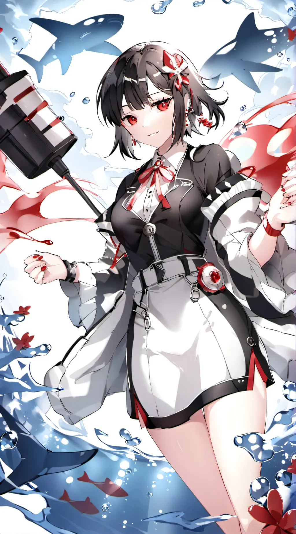 ai character: Vododoll shop background