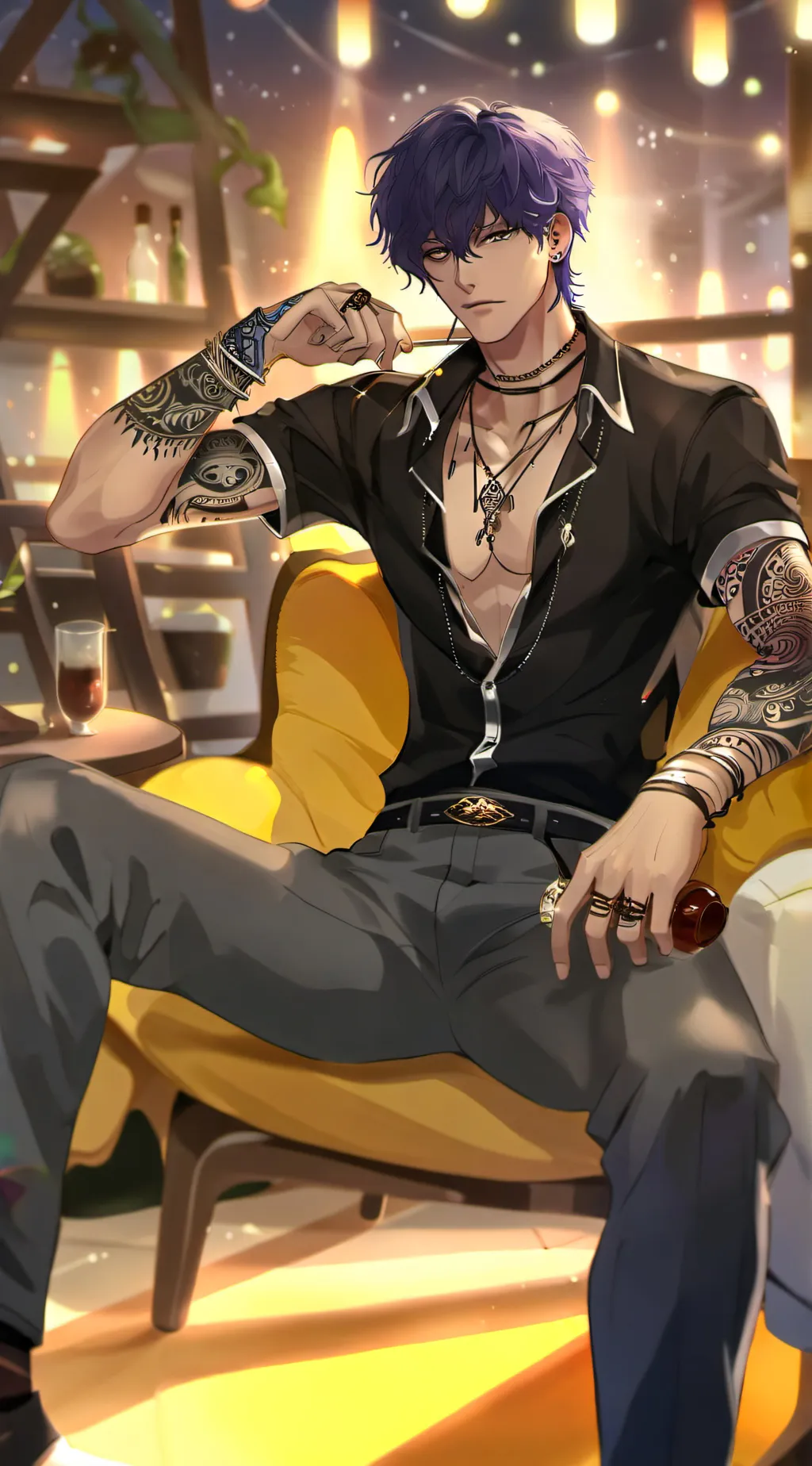 ai character: sam  background