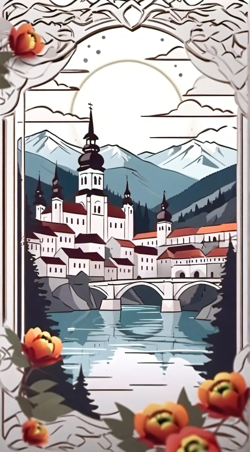 ai character: albania  background