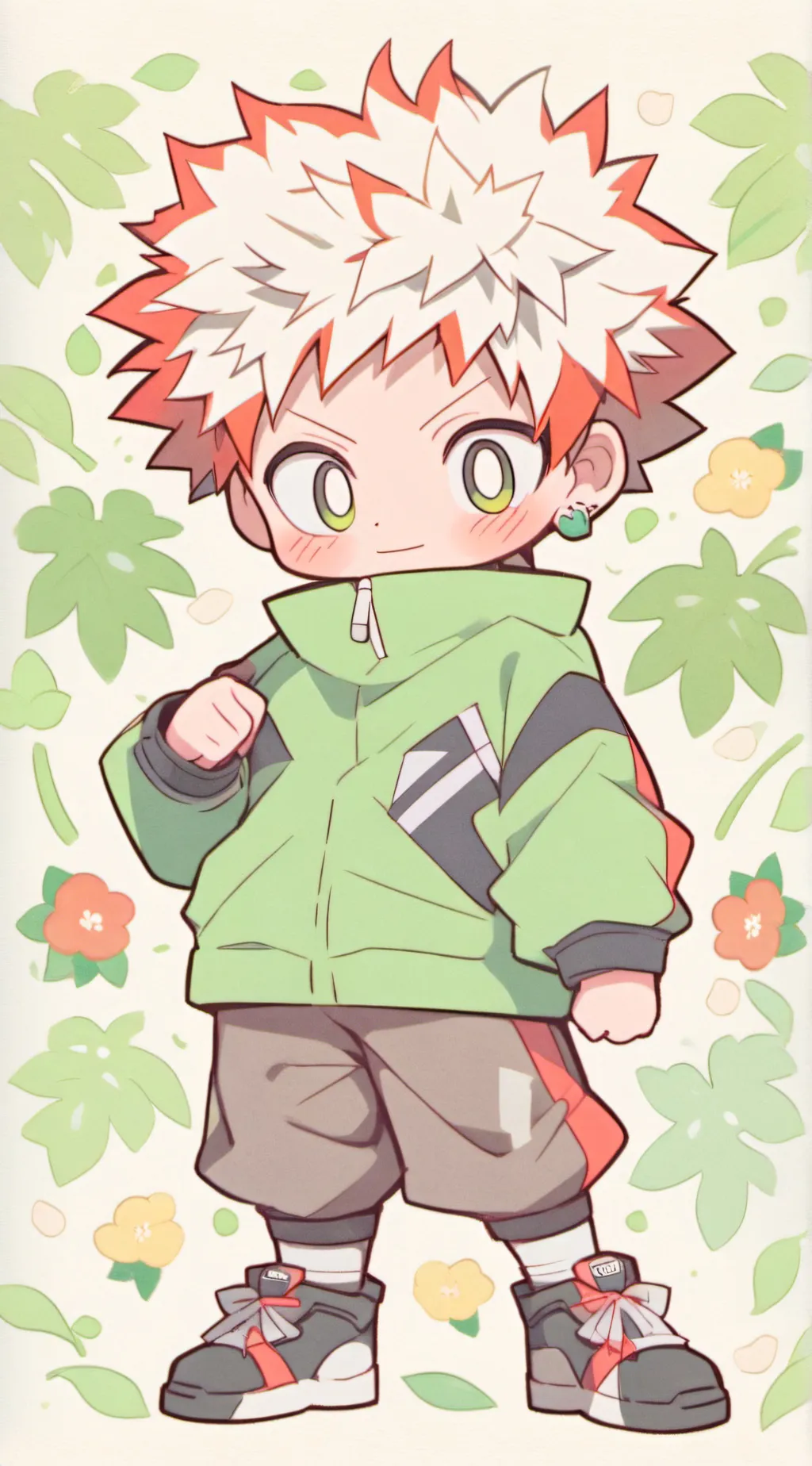 ai character: Baby bakugo background
