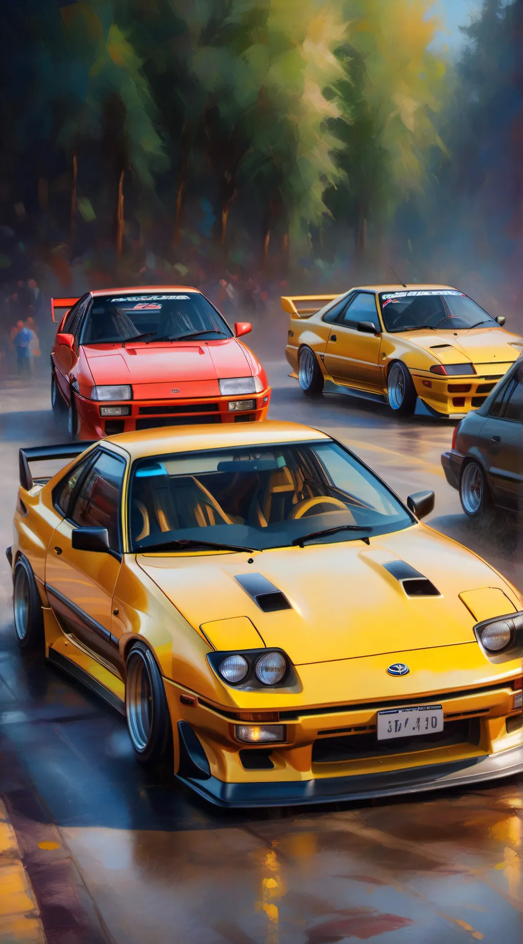 ai character: street race background