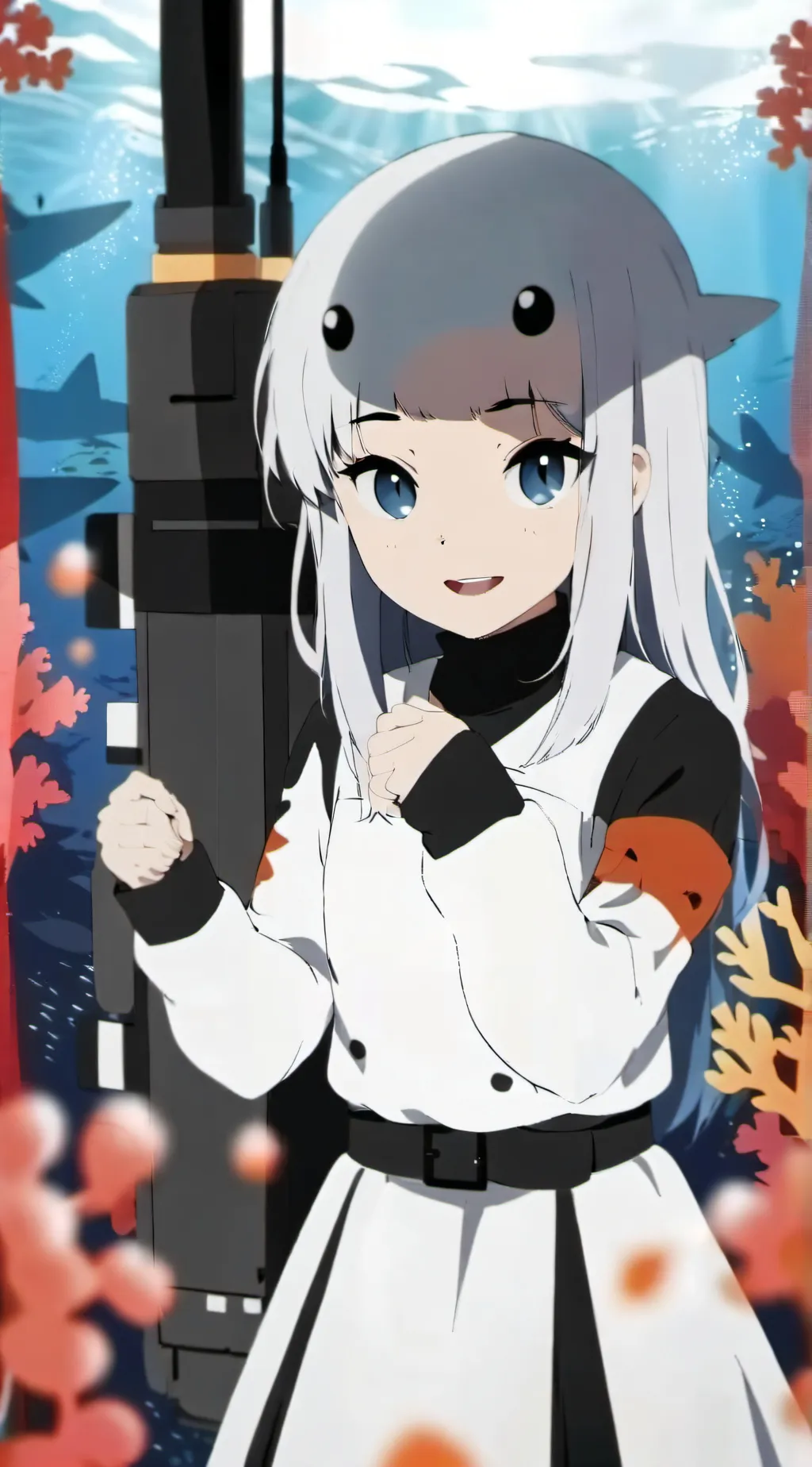 ai character: Liz Gose to hell background