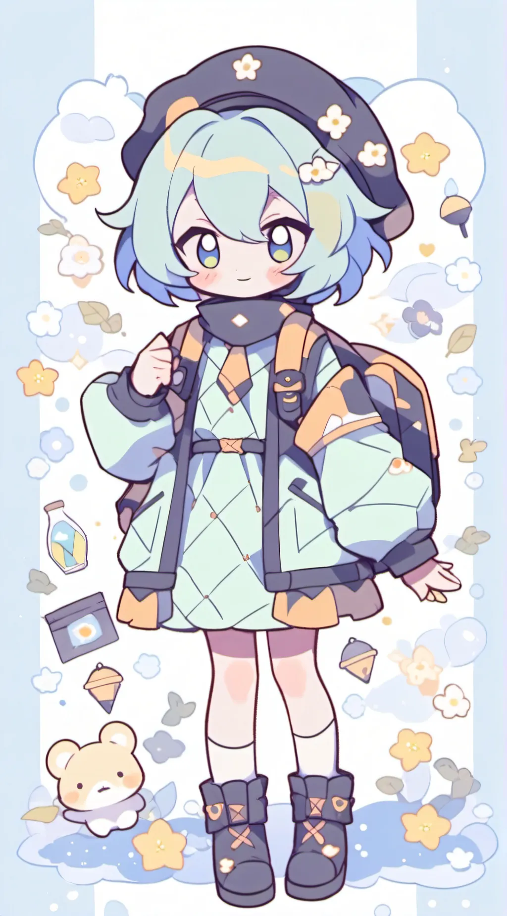 ai character: Dandy's world!Pt.2 background