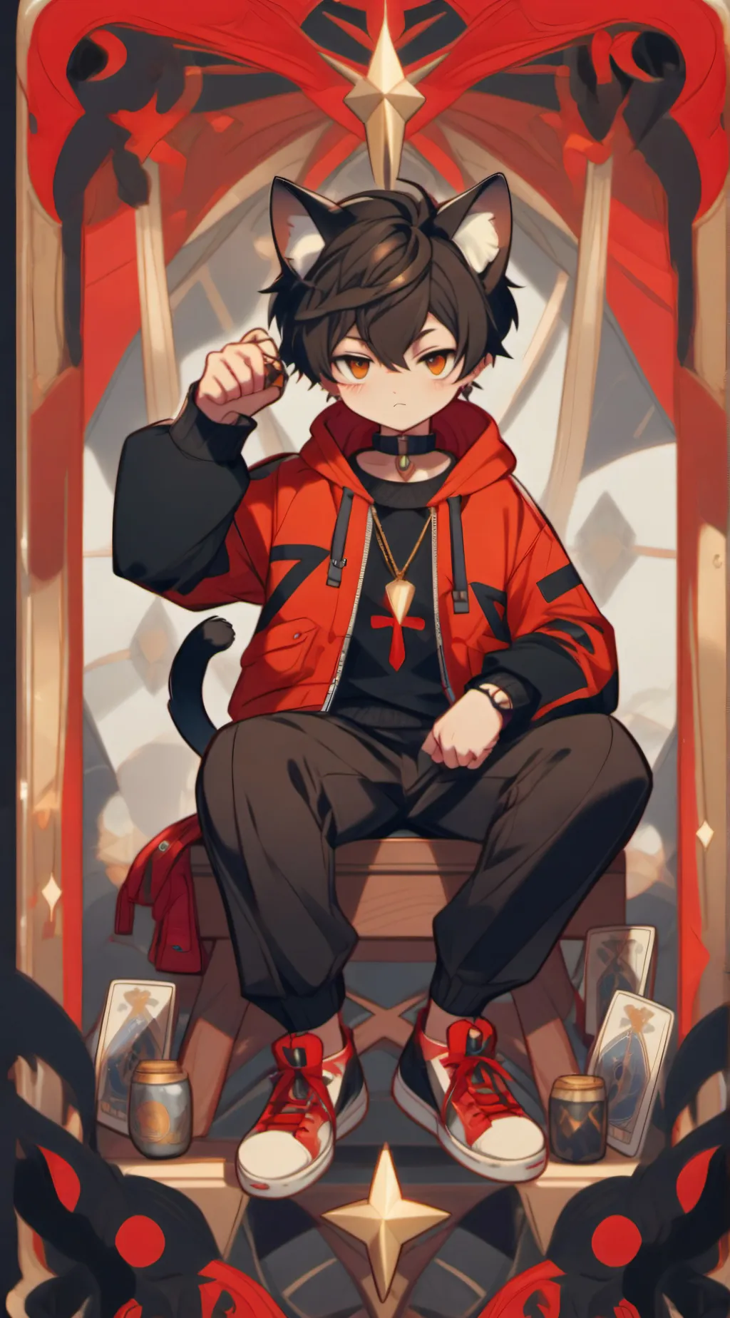 ai character: Angel <3 background