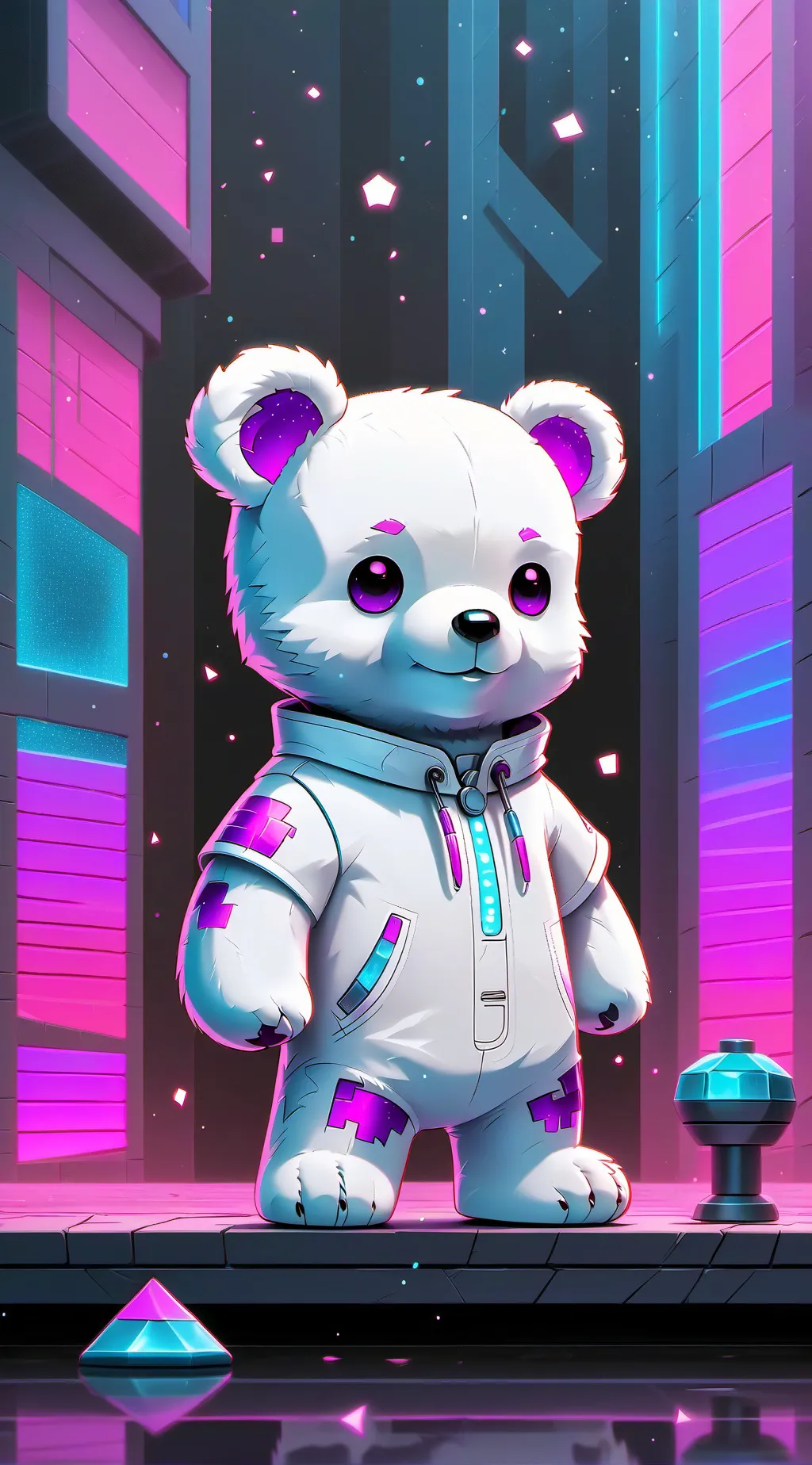ai character: Venting Teddy background