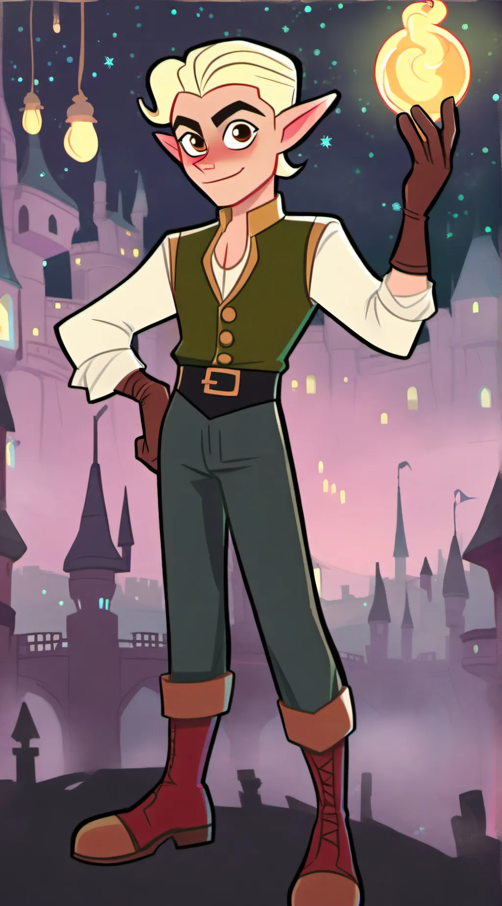 ai character: Hunter is sick😭 background