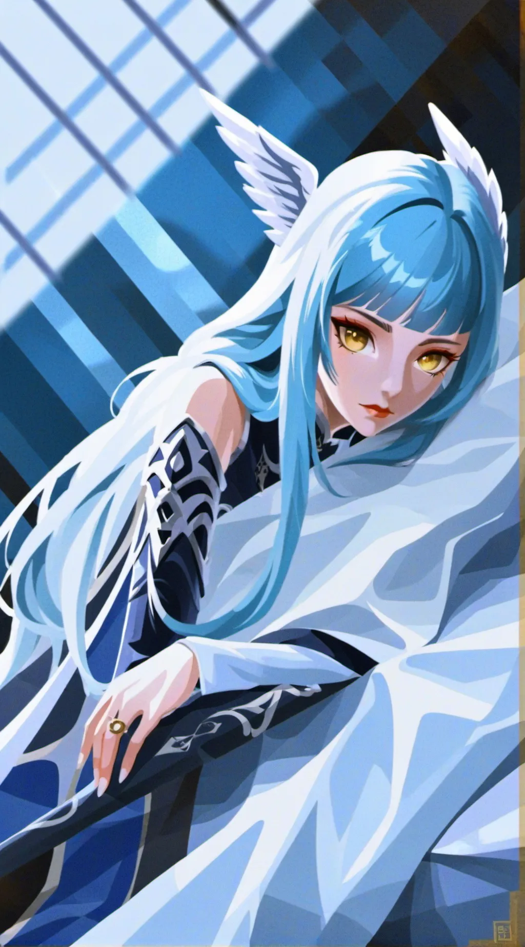 ai character: emma  background