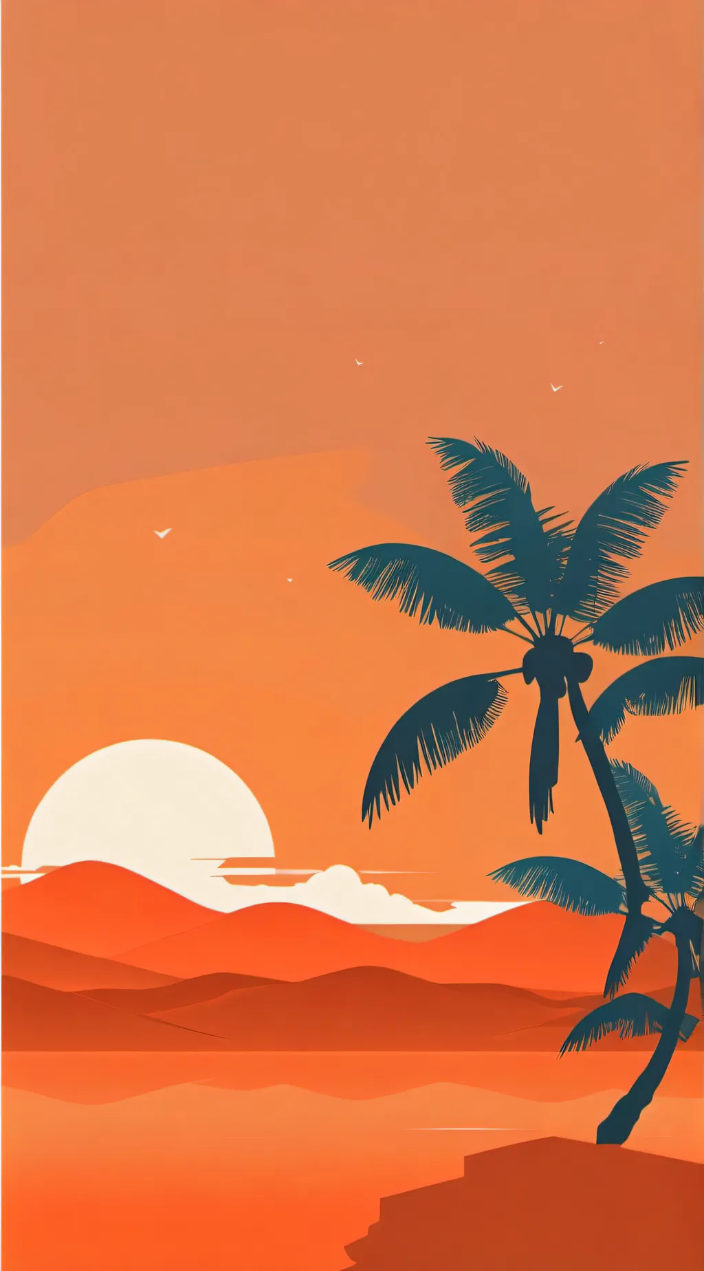 ai character: beach background