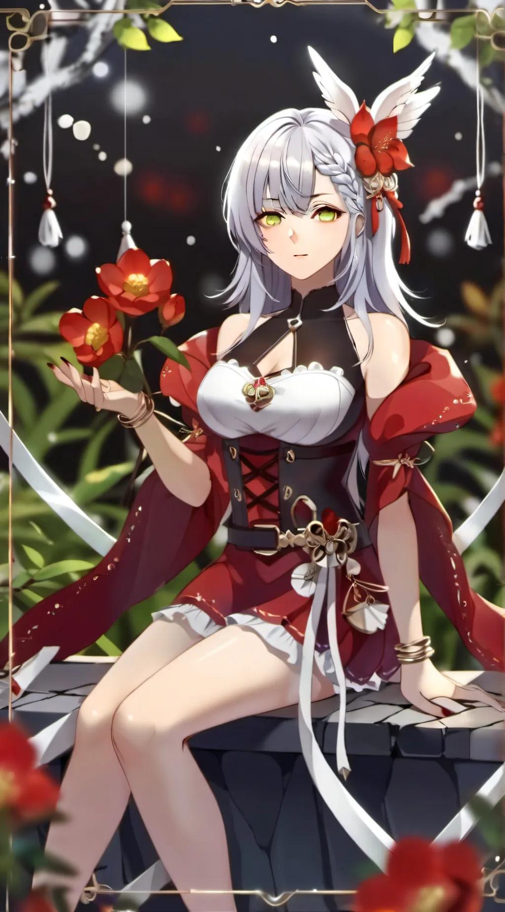 ai character: Luna background