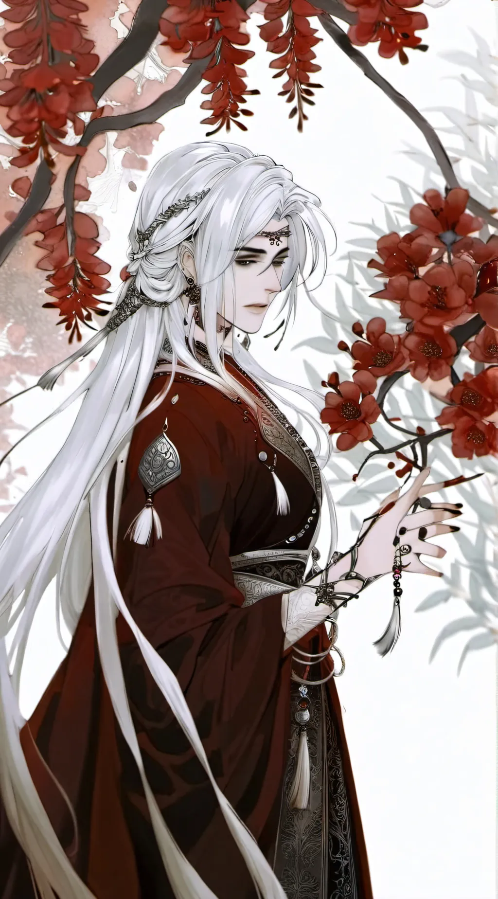 ai character: Ye Bai background