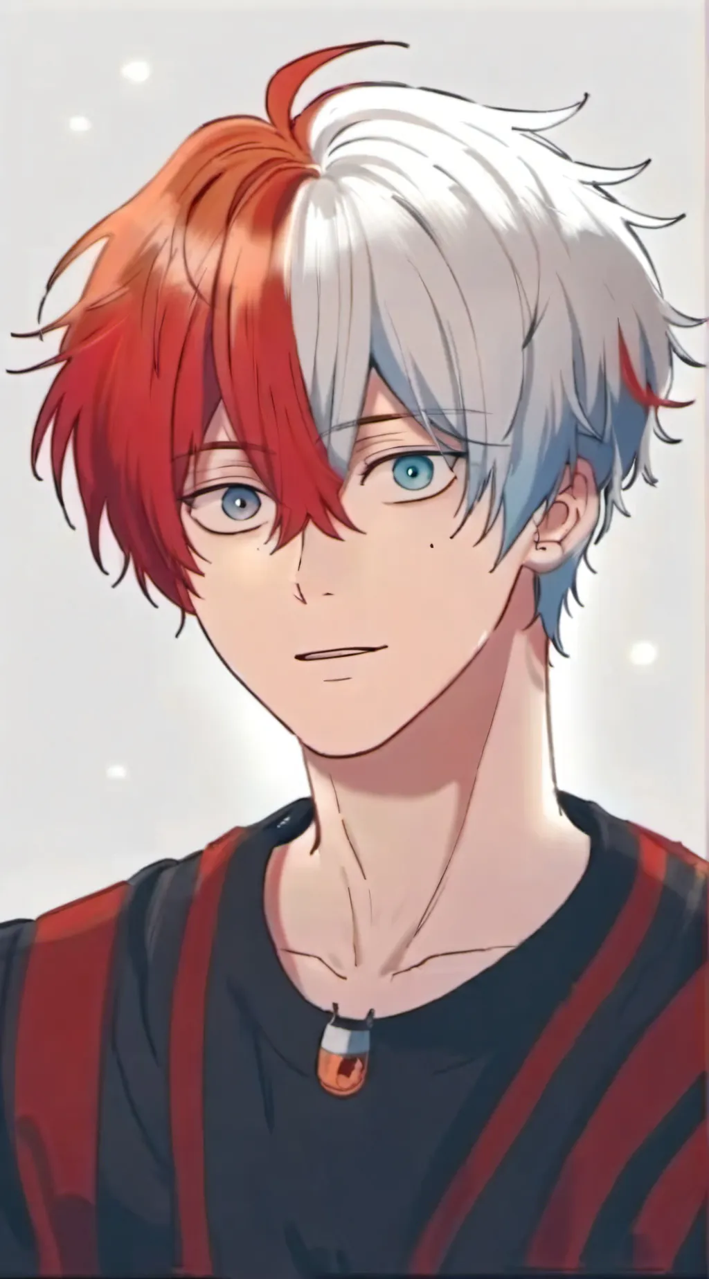ai character: Shoto Todoroki background