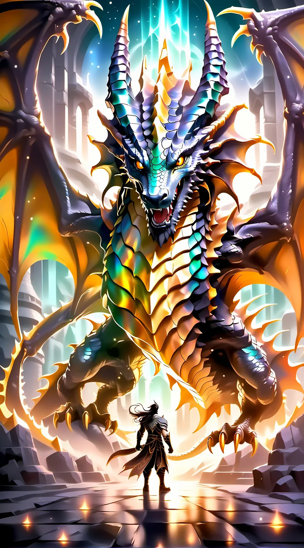 ai character: King of dragons background