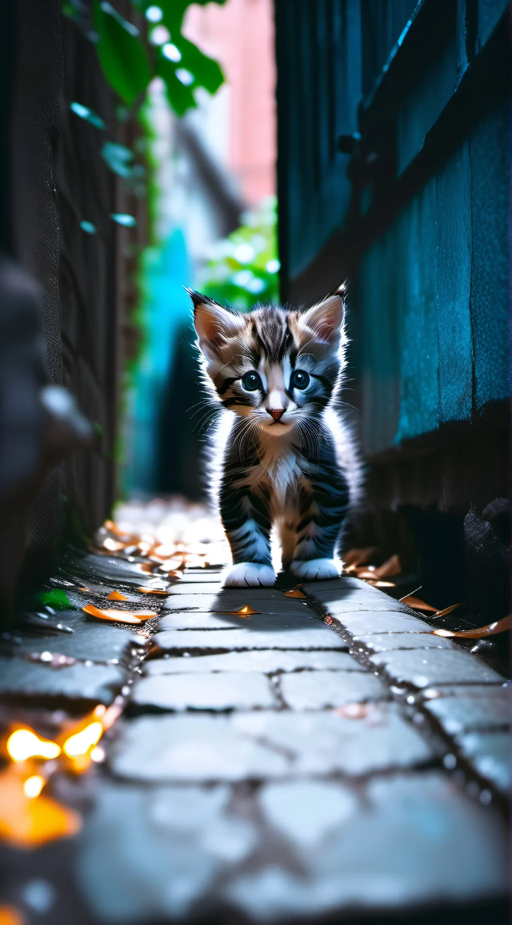 ai character: Baby kitty background